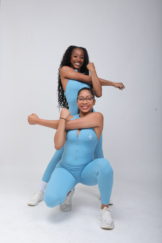 Stealth Apex Zip Suit- Arctic Blue