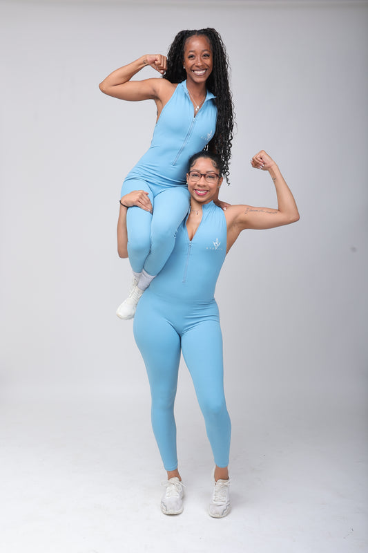 Stealth Apex Zip Suit- Arctic Blue